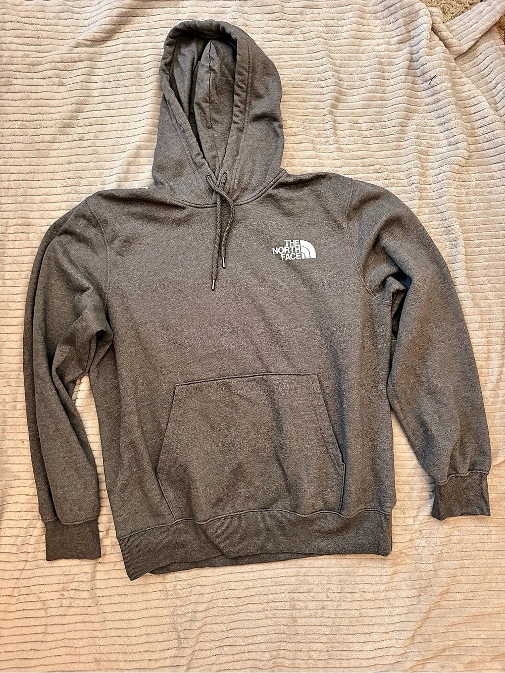 The North Face Men's Evolution Box NSE Regular Hoodie Gray Large
